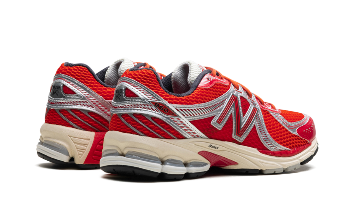 Overkicks - New Balance 860v2 Aimé Leon Dore Red Grey (ML860DD2) - par completo