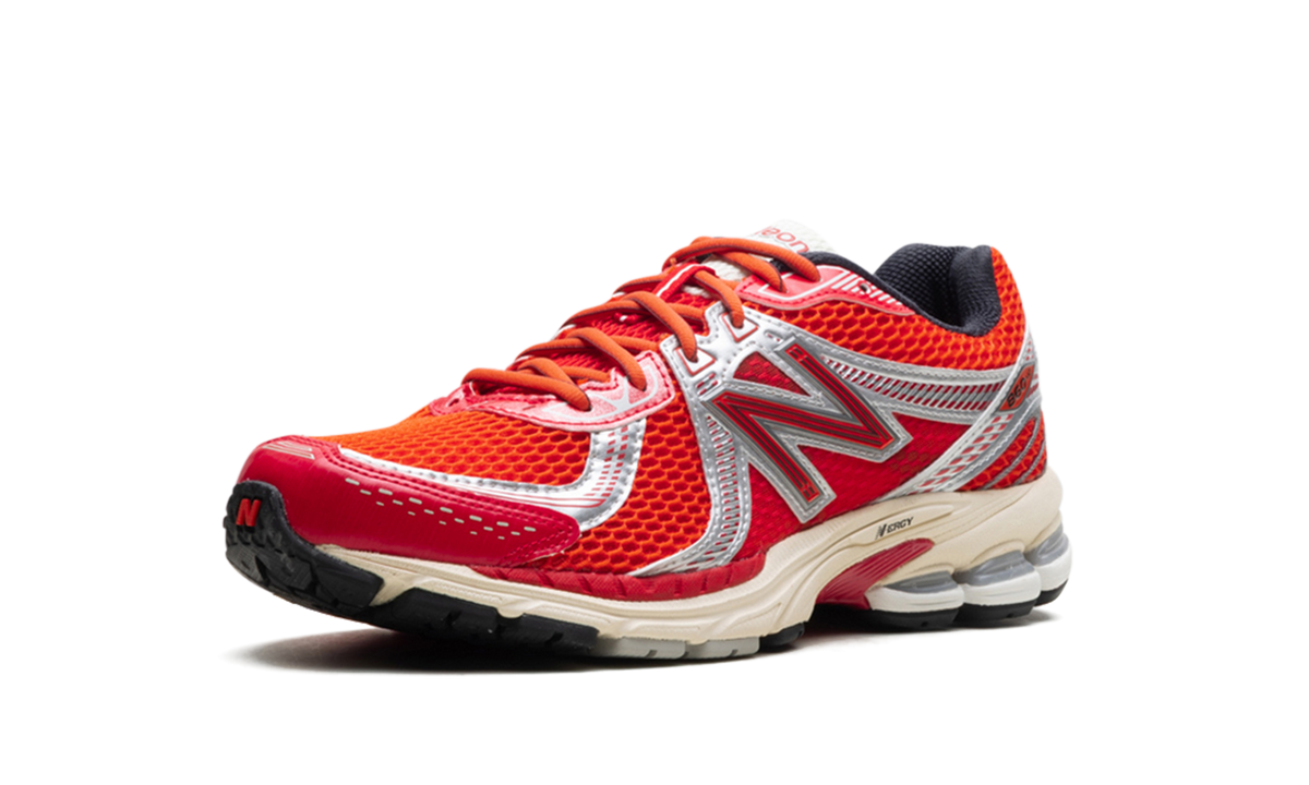 Overkicks - New Balance 860v2 Aimé Leon Dore Red Grey (ML860DD2) - detalle suela