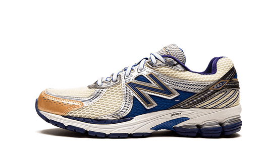 Overkicks - New Balance 860v2 Aime Leon Dore Blue (ML860AM2) - vista lateral