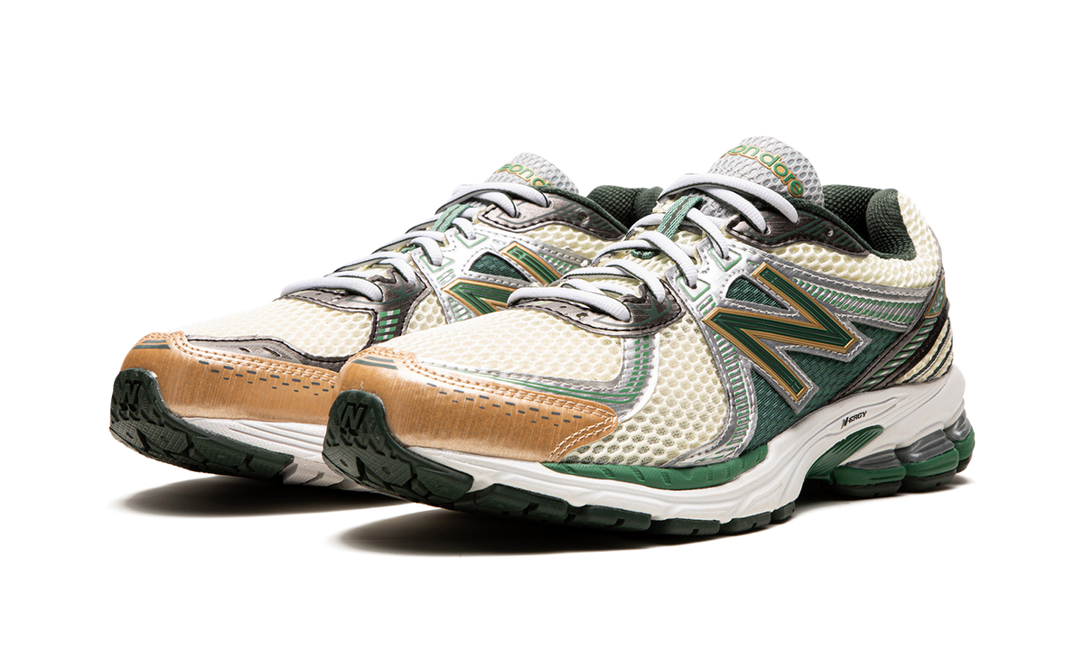 Overkicks - New Balance 860v2 Aime Leon Dore Green (ML860AL2) - vista trasera