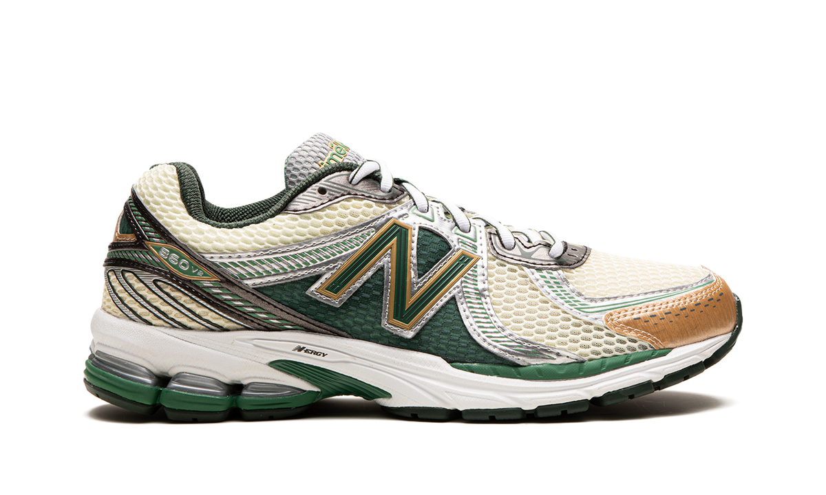Overkicks - New Balance 860v2 Aime Leon Dore Green (ML860AL2) - detalle talón