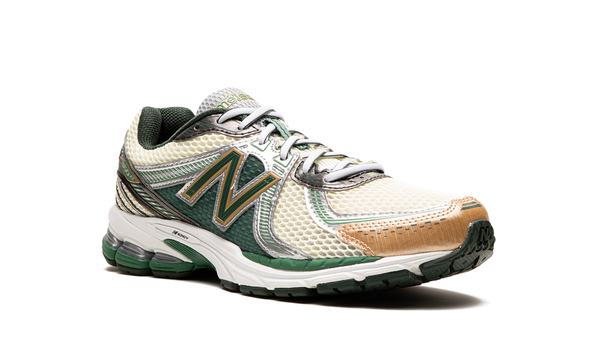 Overkicks - New Balance 860v2 Aime Leon Dore Green (ML860AL2) - detalle lateral interior