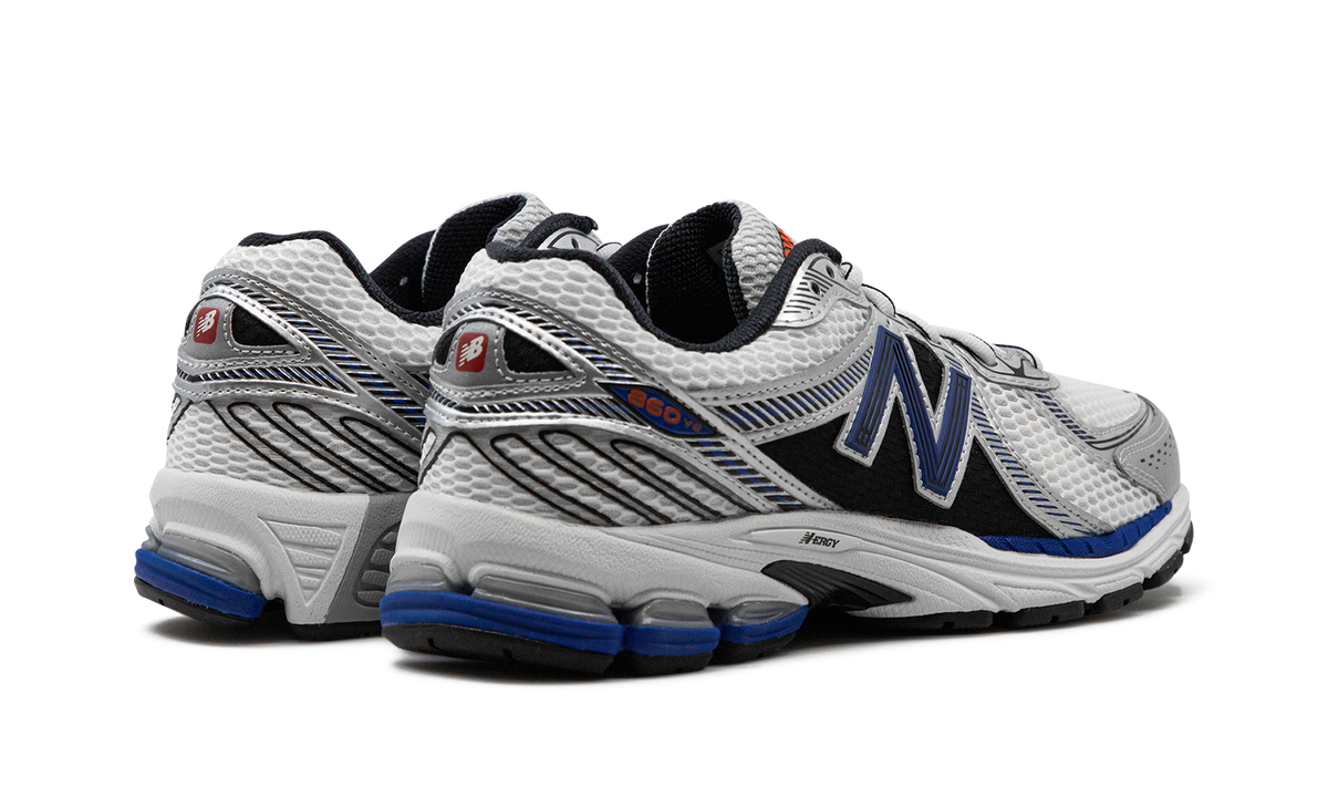 Overkicks - New Balance 860v2 White Team Royal Silver (ML860XB) - par completo