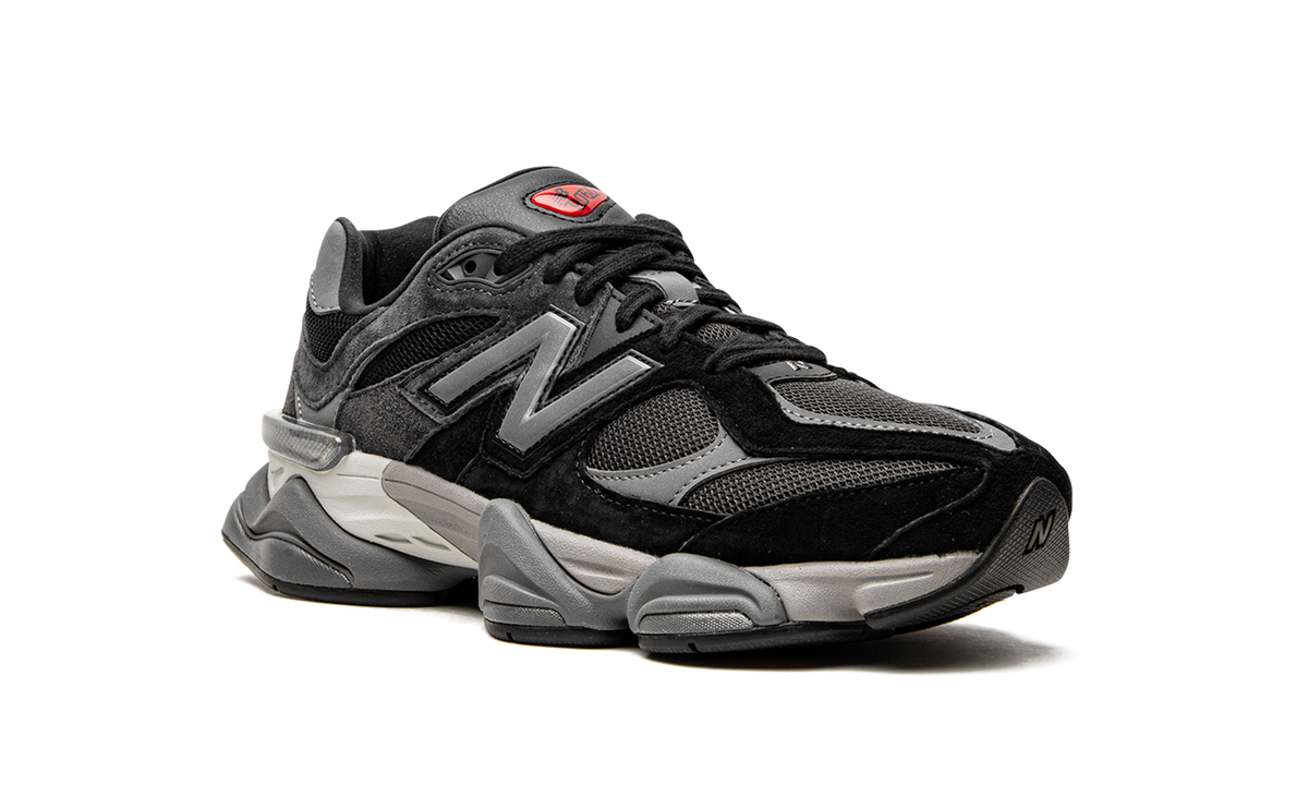 Overkicks - New Balance 9060 Black Castlerock Grey (U9060BLK) - detalle upper