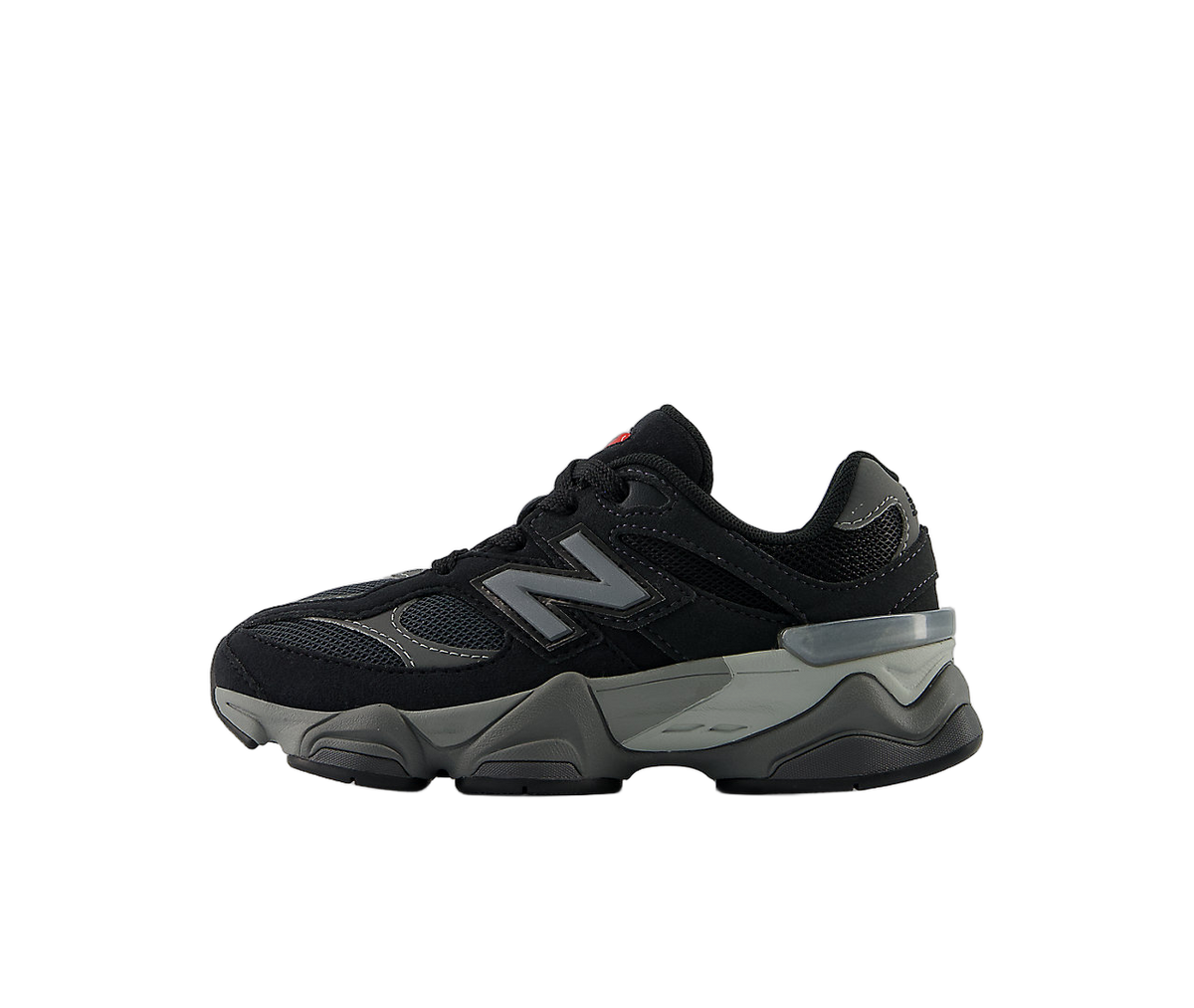 Overkicks - New Balance 9060 Black Castlerock (PS) (PC9060BK) - vista lateral