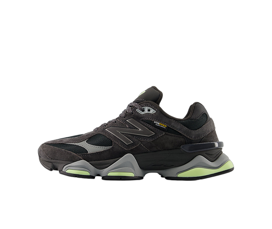 Overkicks - New Balance 9060 Black Cement Dry Lime (U90602P8) - vista lateral