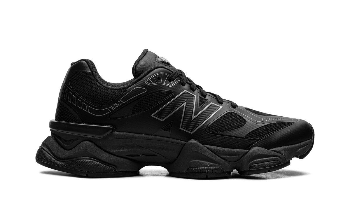 Overkicks - New Balance 9060 Black Grey Black (U90606TO) - detalle talón
