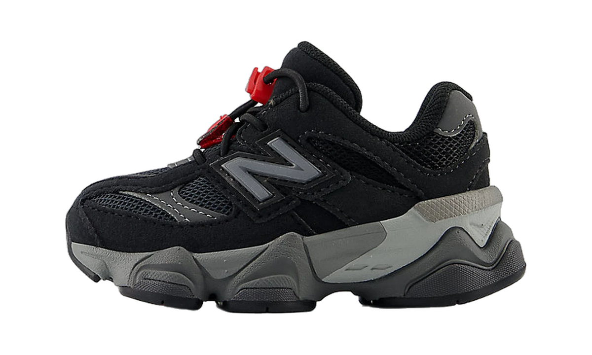 Overkicks - New Balance 9060 Black Grey (TD) (IV9060BK) - vista lateral
