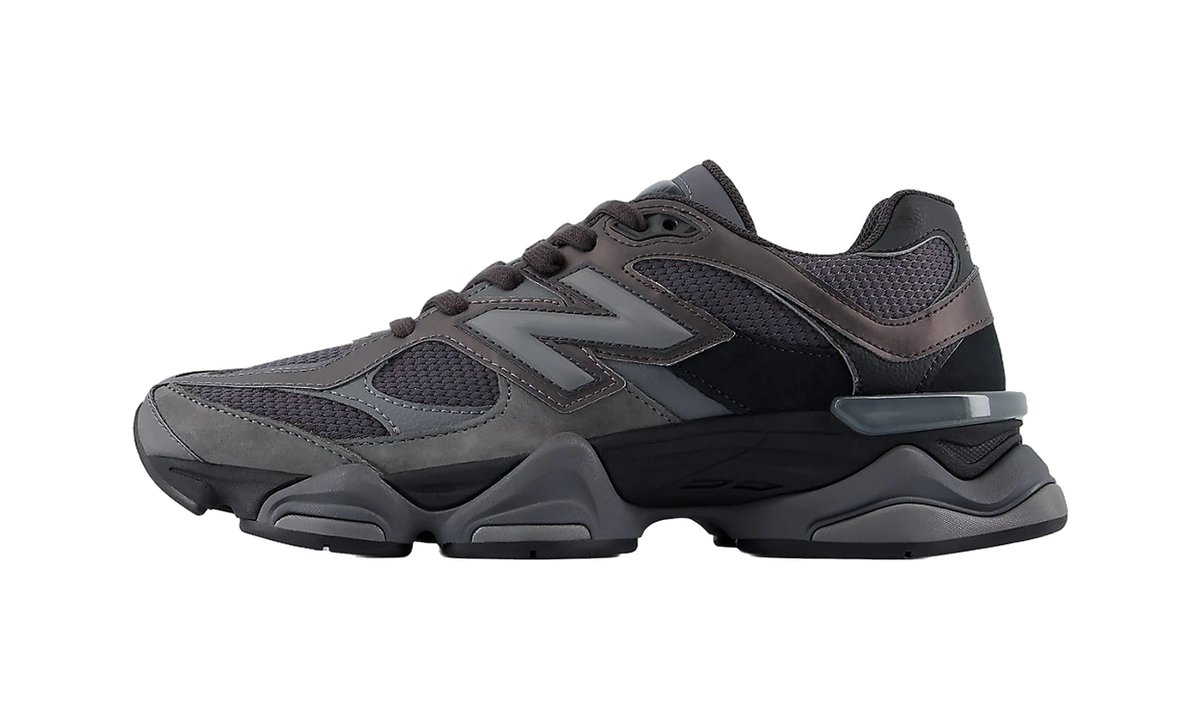 Overkicks - New Balance 9060 Black Grey Toe (U90603VF) - vista lateral