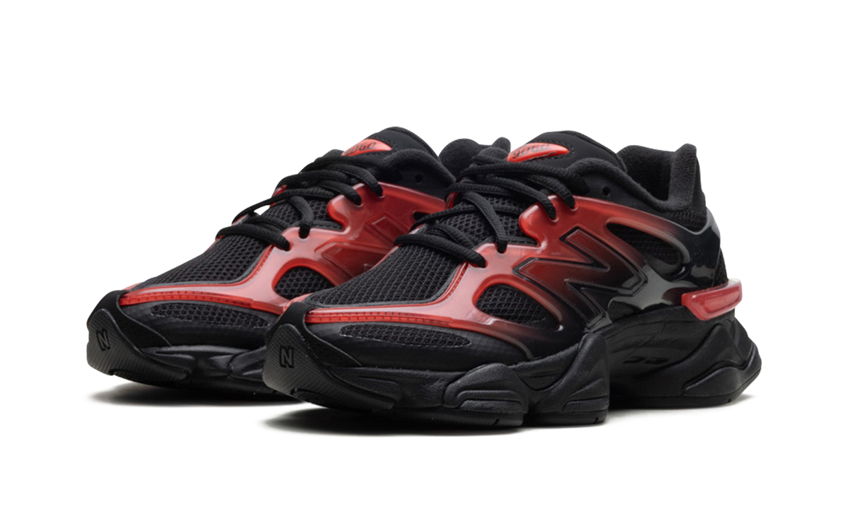 Overkicks - New Balance 9060 Black Red Gradient (U9060IDZ) - vista trasera