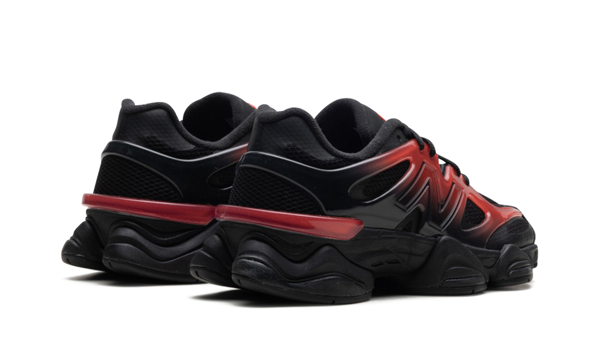 Overkicks - New Balance 9060 Black Red Gradient (U9060IDZ) - par completo