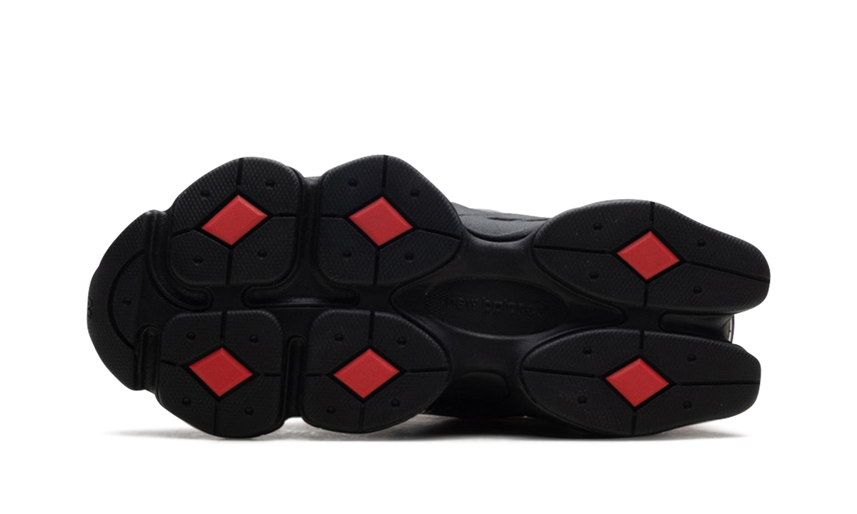 Overkicks - New Balance 9060 Black Red Gradient (U9060IDZ) - vista superior