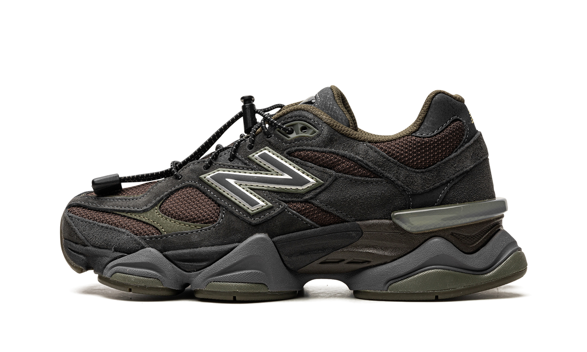 Overkicks - New Balance 9060 Blacktop Dark Moss (U9060PH) - vista lateral