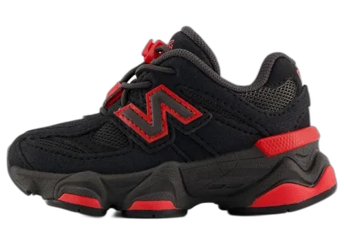 Overkicks - New Balance 9060 Bungee Black Cement True Red (TD) (IV9060JR) - vista lateral
