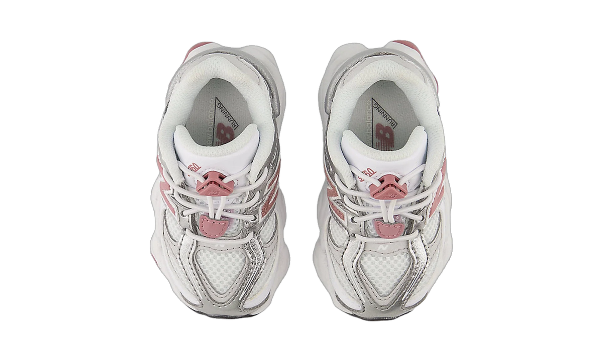 Overkicks - New Balance 9060 Bungee Lace White Rosewood Silver (TD) (I90606HV) - imagen 3