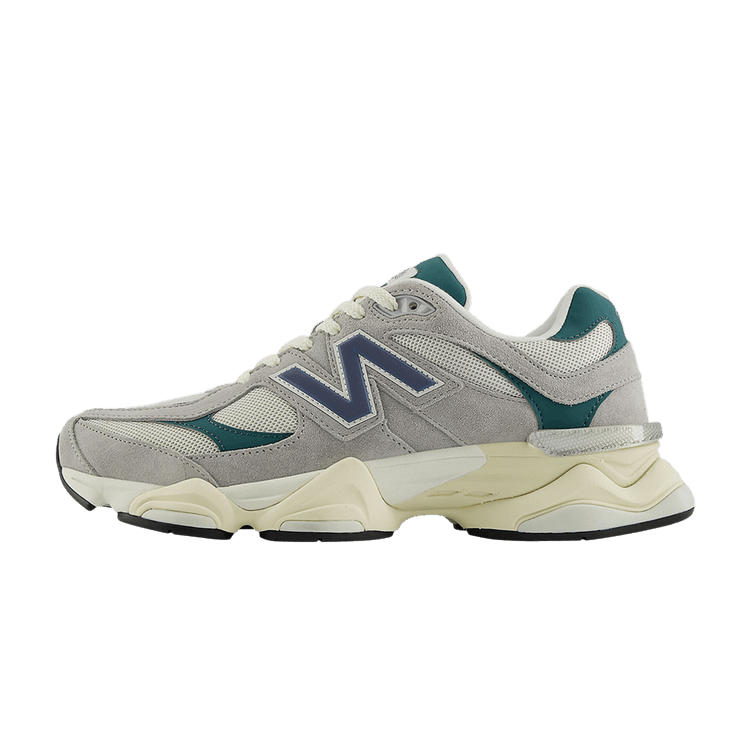 Overkicks - New Balance 9060 Concrete Vintage Indigo New Spruce (U9060HMS) - vista lateral