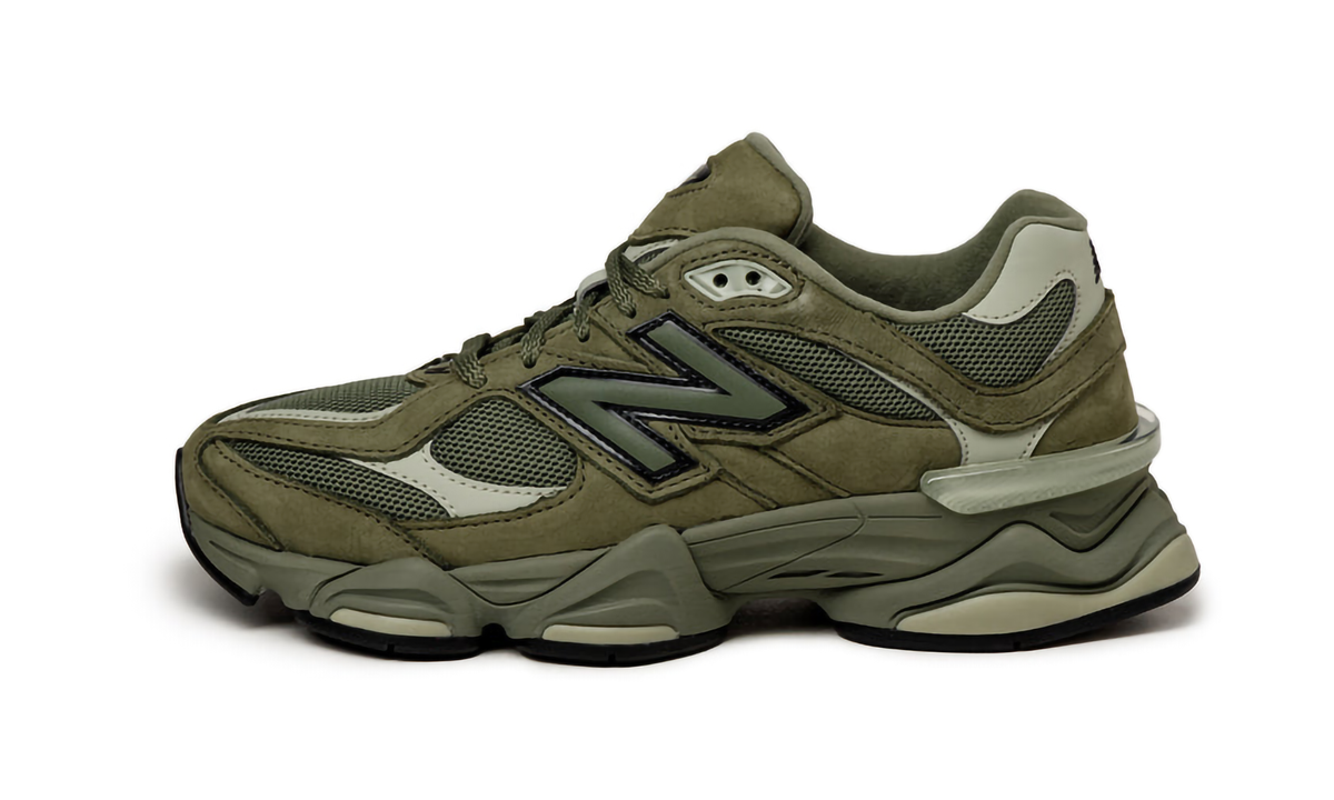 Overkicks - New Balance 9060 Dark Olivine (U9060ZGD) - vista lateral