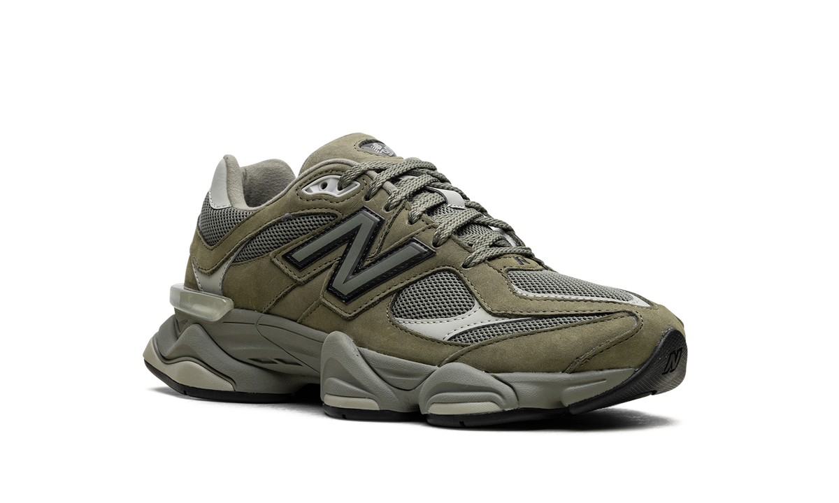 Overkicks - New Balance 9060 Dark Olivine (U9060ZGD) - detalle lateral interior