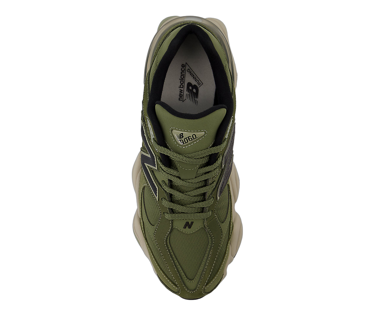 Overkicks - New Balance 9060 Dark Olivine Cordura (U9060ORC) - par completo