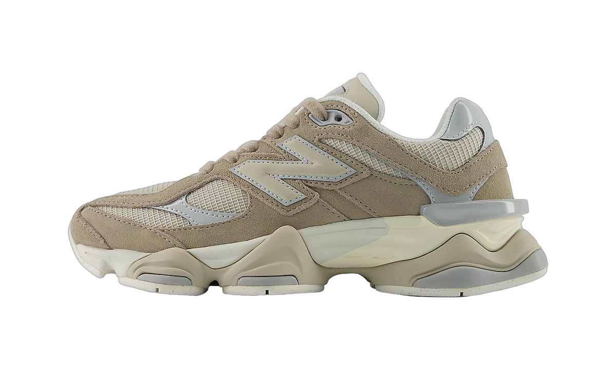Overkicks - New Balance 9060 Driftwood Timberwolf (U90608AP) - vista lateral
