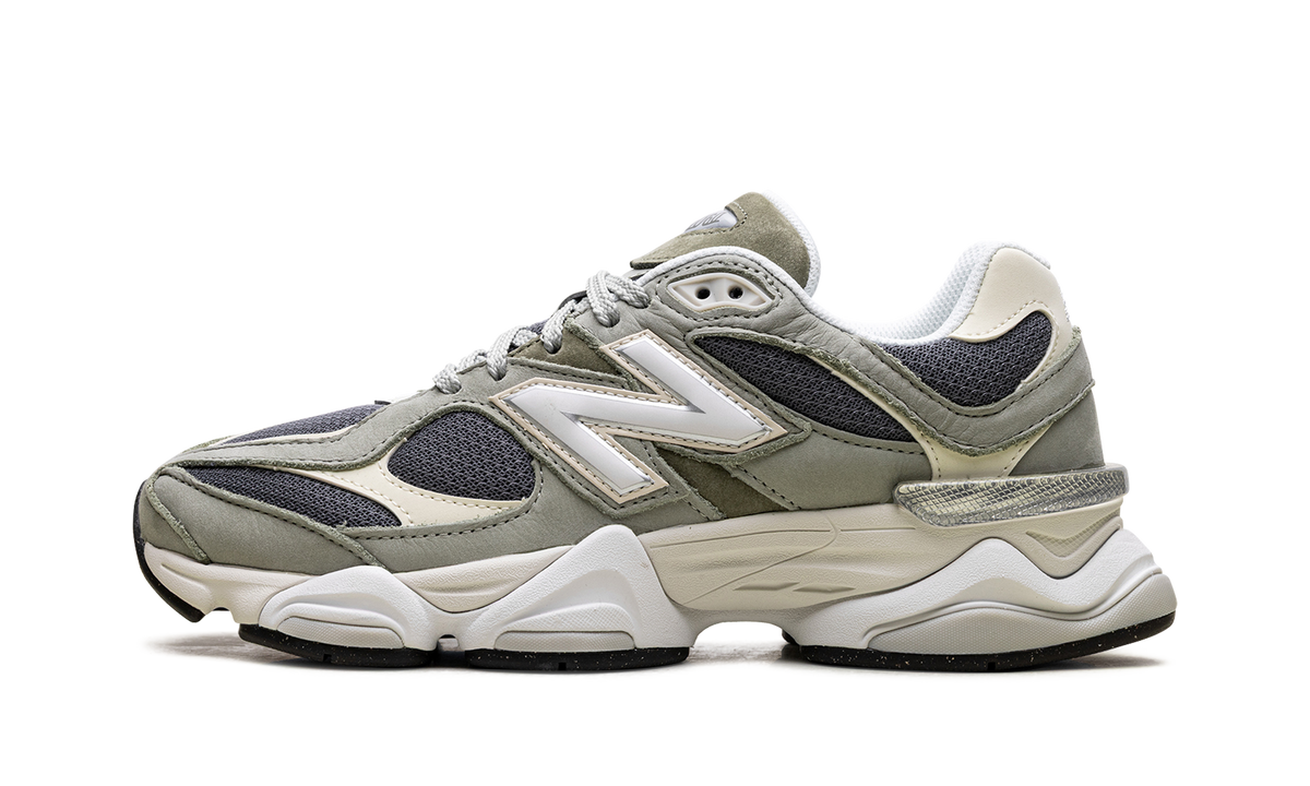Overkicks - New Balance 9060 Fall Suedes Pack Olive (U9060CTD) - vista lateral