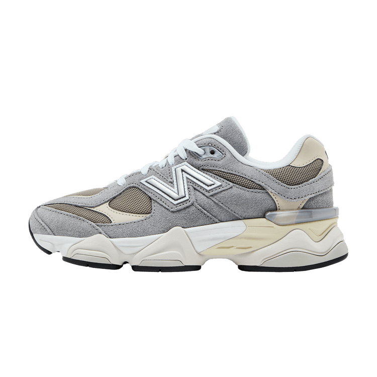 Overkicks - New Balance 9060 Grey Brown (GS) (GC9060BA) - vista lateral