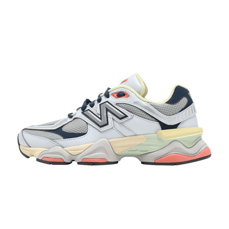 Overkicks - New Balance 9060 Grey Yellow Navy (U9060TMB) - vista lateral
