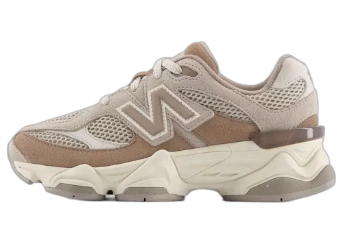 Overkicks - New Balance 9060 Lace Dark Mushroom Shipyard (PS) (PC9060EX) - vista lateral