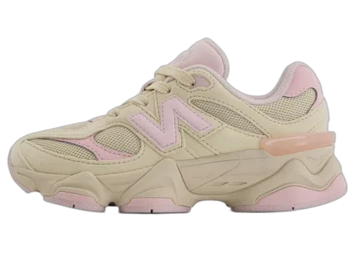 Overkicks - New Balance 9060 Lace Dream State Bisque (PS) (PC9060JP) - vista lateral
