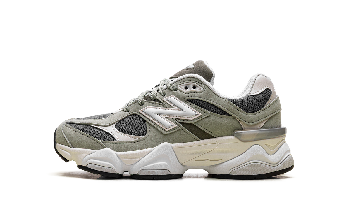 Overkicks - New Balance 9060 Lace Garter Snake White (GS) (GC9060CD) - vista lateral