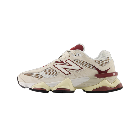Overkicks - New Balance 9060 Linen Burgundy (U9060PSD) - vista lateral