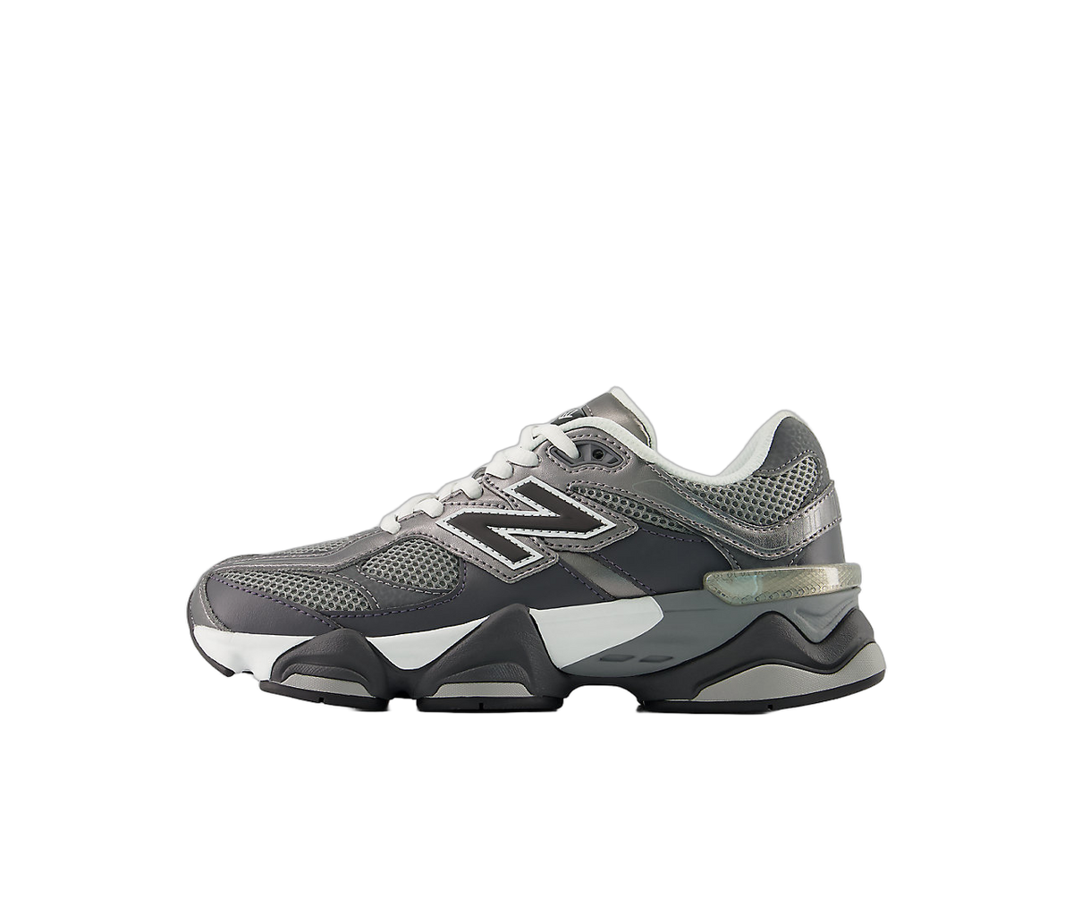 Overkicks - New Balance 9060 Magnet Faded Black (GS) (G90603BN) - vista lateral