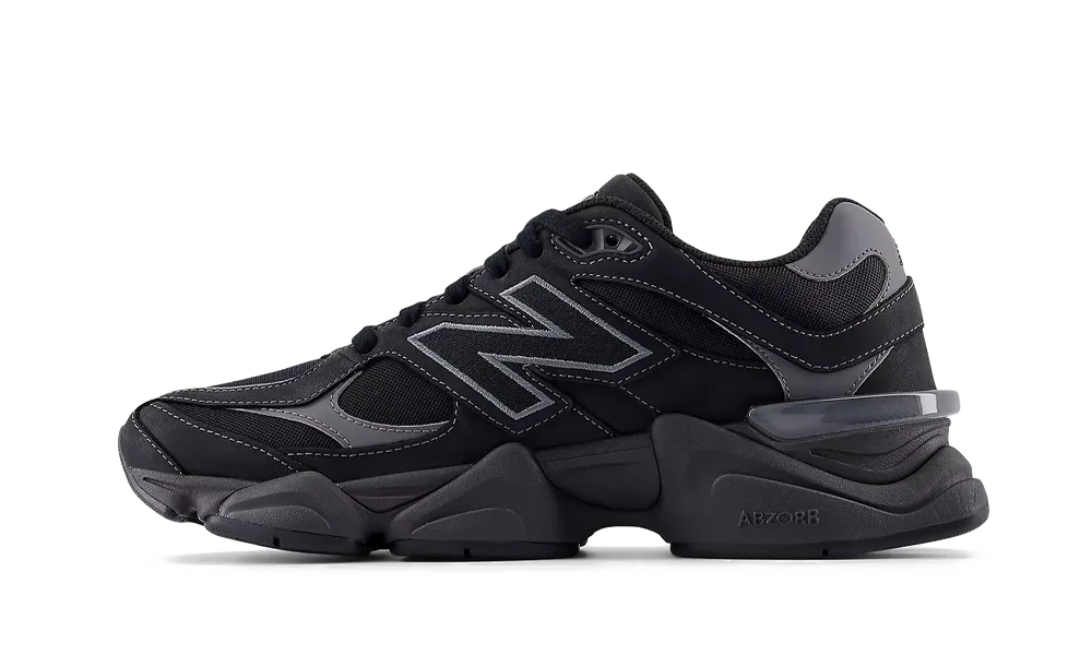 Overkicks - New Balance 9060 Mono Black (U906079E) - vista lateral