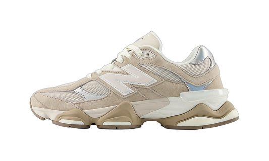 Overkicks - New Balance 9060 Moonbeam Silver Metallic Driftwood (U9060ERM) - vista lateral