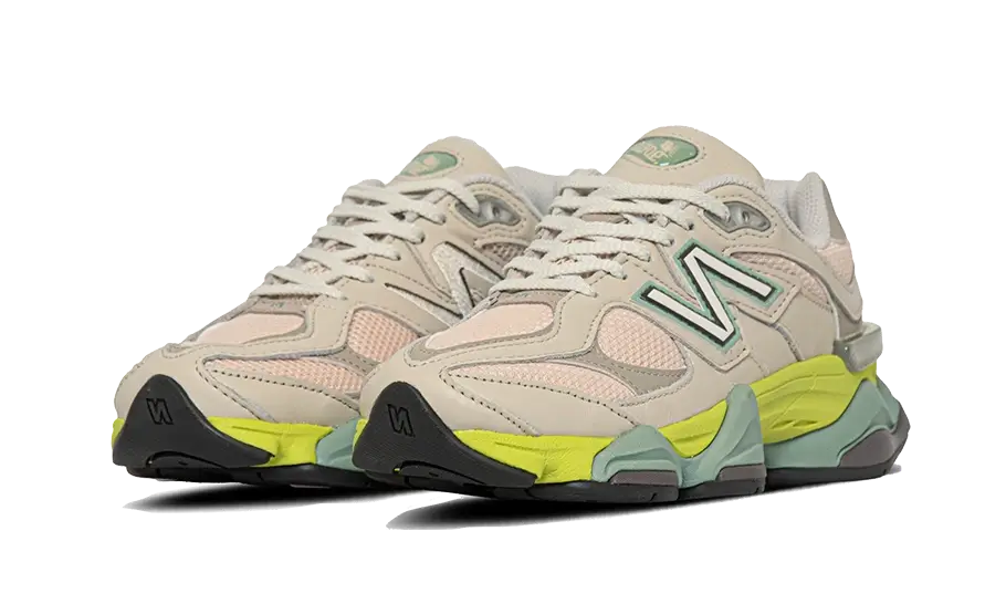 Overkicks - New Balance 9060 Moonbeam Vintage Rose Lime (U9060GCB) - vista trasera