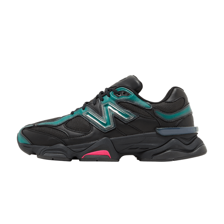 Overkicks - New Balance 9060 Mowalola Burglarwear Black Teal Pink (U9060ML) - vista lateral