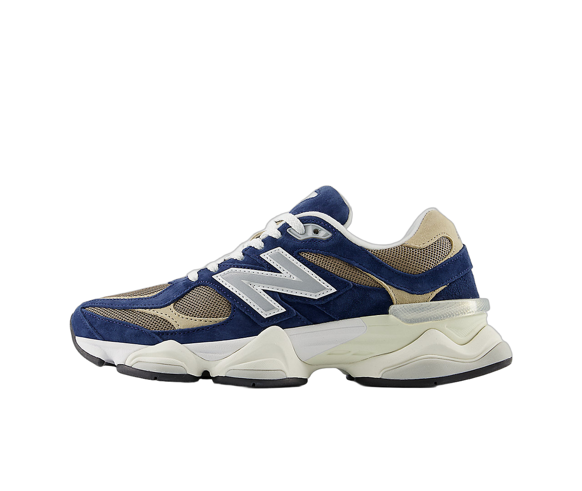 Overkicks - New Balance 9060 Navy Mushroom (U9060LBB) - vista lateral