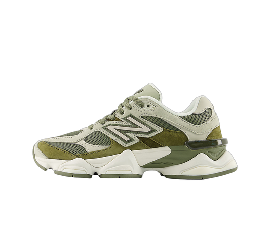 Overkicks - New Balance 9060 Olivine Dark Olivine (U90604A9) - vista lateral