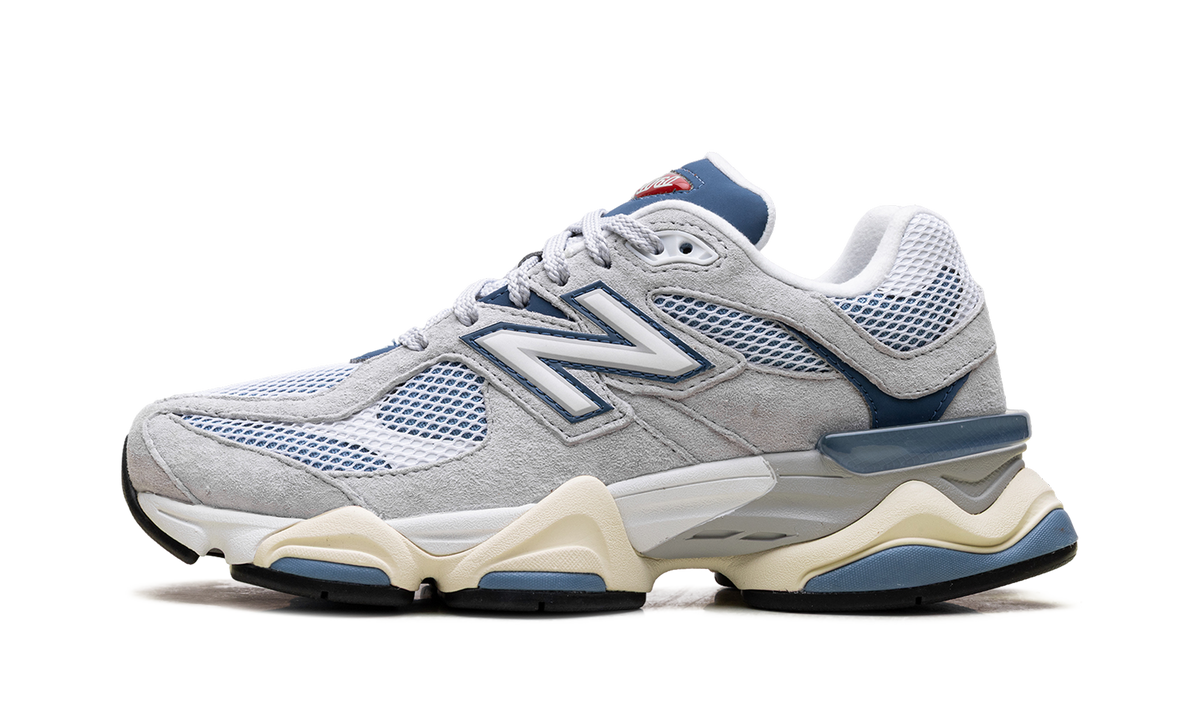 Overkicks - New Balance 9060 Pearl Grey Dark Shoreline Blue (U9060PSC) - vista lateral