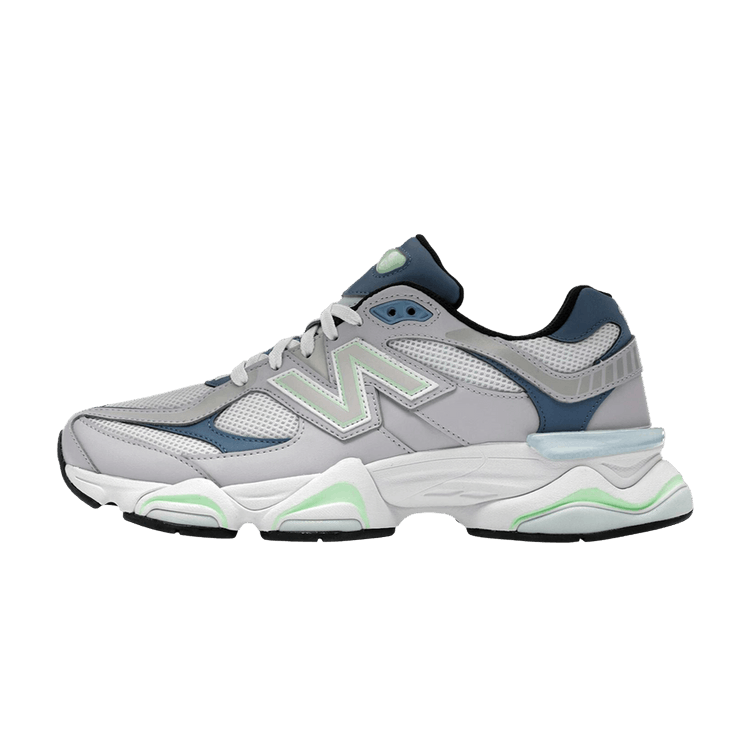 Overkicks - New Balance 9060 Pearl Grey Shoreline Blue (U9060BLD) - vista lateral