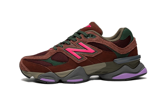Overkicks - New Balance 9060 Rich Oak Burgundy (U9060BUR) - vista lateral