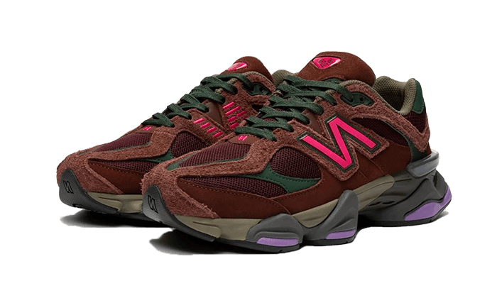 Overkicks - New Balance 9060 Rich Oak Burgundy (U9060BUR) - vista trasera