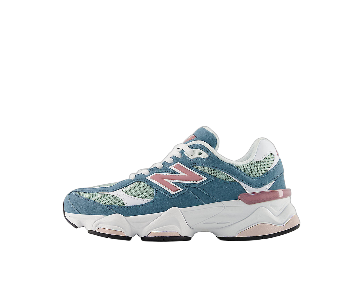 Overkicks - New Balance 9060 Salt Water Rosewood (GS) (G90601XW) - vista lateral