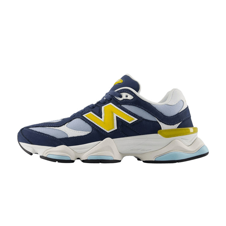 Overkicks - New Balance 9060 Vintage Indigo Apollo Gold (U906032N) - vista lateral