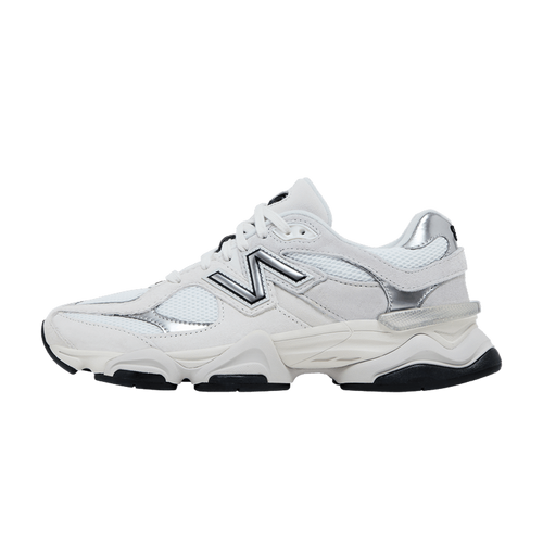 New Balance 9060 White Black Metallic Silver