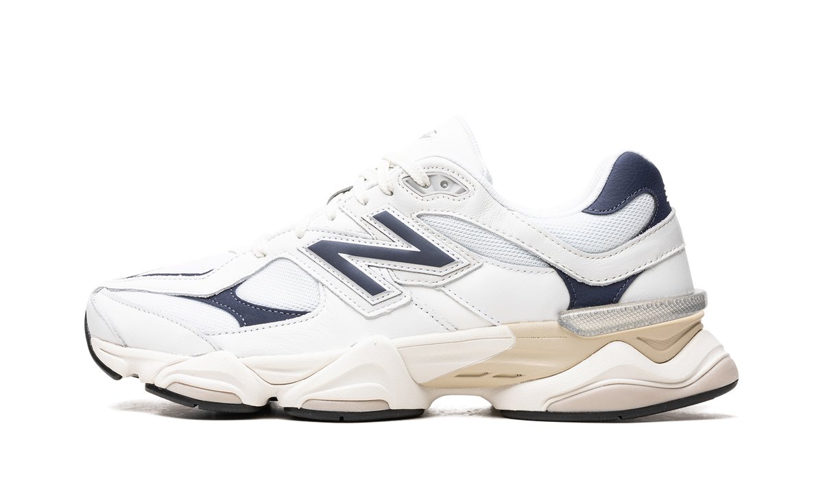 Overkicks - New Balance 9060 White Navy (U9060VNB) - vista lateral