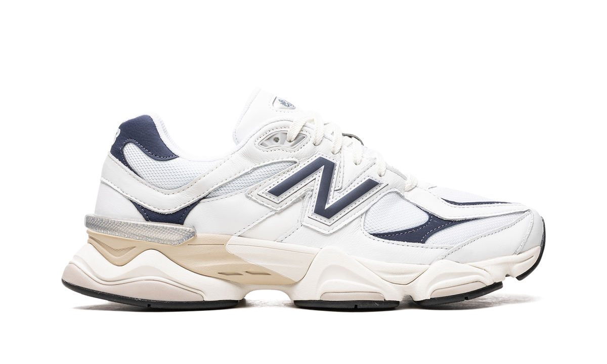 Overkicks - New Balance 9060 White Navy (U9060VNB) - detalle talón