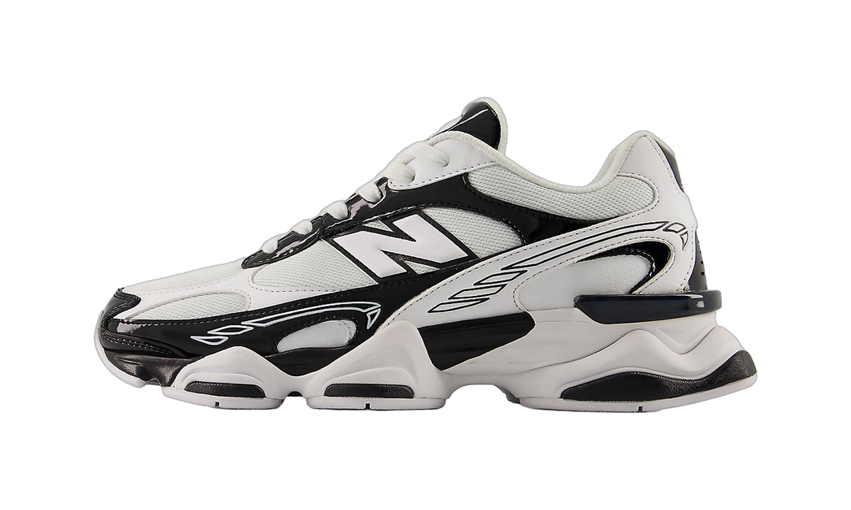 Overkicks - New Balance 9060R Black White (U906076M) - vista lateral