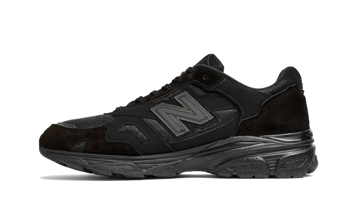 Overkicks - New Balance 920 MiUK Black Grey (M920BLK) - vista lateral