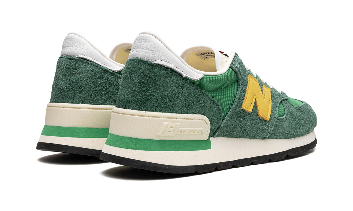 Overkicks - New Balance 990v1 MiUSA Green Gold (M990GG1) - par completo
